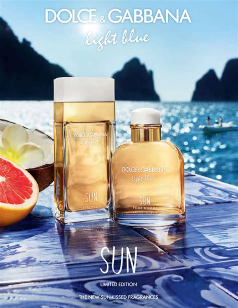 dolce gabbana light blue sun eau de parfum|light blue Dolce & Gabbana Fragrantica.